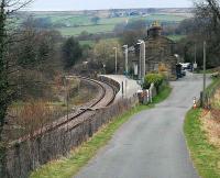 Lealholm looking to Battersby. Paddy Waddells partly finished railway joined the line some distance behind the camera having crossed the high ground to the right.<br><br>[Ewan Crawford 03/04/2008]