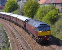47804 with <I>The Royal Scotsman</I> east of Aberdour on 5 May 2008.<br><br>[Bill Roberton 05/05/2008]