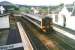 158 729 runs into Insch station over the level crossing in October 1998 with a service for Aberdeen.<br><br>[David Panton /10/1998]