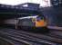 A class 27 locomotive at the head of a service for Edinburgh Waverley about to leave Glasgow Queen Street in 1974.<br><br>[John McIntyre //1974]