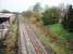 The platform edges and building recesses can just be seen in this picture of Gisburn looking towards Chatburn and Clitheroe with Gisburn tunnel just behind the photographer. The station closed in 1962. The old signal box still stands at the far end of the station but is now on private land and owned by Waddingtons timber merchants who occupy the goods yard. Although the lever frame has been removed the cabin itself is maintained by the company as a historic local building. (My thanks to John Pratt for additional local information). SD 826489 <br><br>[Mark Bartlett 28/04/2008]