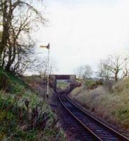 Maud Fixed Distant (South). Even though there is only 6 months to go to final closure, line clearance is still being done. (Network Rail please note).<br><br>[John Williamson /03/1979]