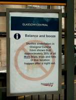 Strangely disquieting notice at Glasgow Central on 14 June 2008.  Why only Males (note capitalisation)?  Are females worse?<br><br>[David Panton 14/06/2008]