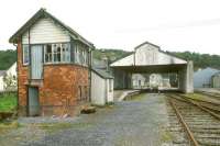 The abandoned station at Foynes, County Limerick, in 1991. <br><br>[Bill Roberton //1991]