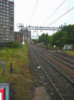 View west from Dalmuir station on 8 June 2008.<br><br>[Veronica Inglis 08/06/2008]