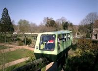 Monorail allowing a scenic view of the Beaulieu Motor Museum grounds.<br><br>[Alistair MacKenzie 04/04/2003]