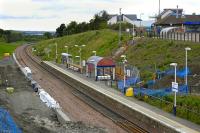 Progress at Livingston North on 12 July. View west from the road bridge.<br><br>[Bill Roberton 12/07/2008]