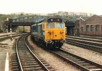 50018 <I>Resolution</I>enters Bristol Temple Meads with a train from the south-weston 24 April 1982.<br><br>[Colin Alexander 24/04/1982]