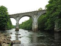 The famous viaduct across the River Dochart on the Killin branch. <br><br>[John Gray 23/07/2008]