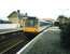 A Fife Circle train, formed by 117 310, draws to a halt at North Queensferry in July 1997.<br><br>[David Panton /07/1997]