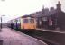 A westbound Cravens 105 DMU calls at the low platforms at Bamber Bridge with a Colne - Preston service in September 1978 (compare with recent John McIntyre images). This view is towards the junction with the former East Lancs direct lines to Preston but from 1972 onwards trains were rerouted via Lostock Hall and onto the WCML at Farington Curve Junction. The waiting room shown here has since been replaced by a shelter and the station is now unstaffed.<br><br>[Mark Bartlett /09/1978]