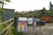 Northside site entrance at Uphall station during engineers occupation of the line on Sunday 29 June. Work in preparation for the new platform, access roads, car parking and other infrastructure is underway. A PW train stands in the station behind EWS 66008 and is straddling the rail bridge over the B8046 just off picture to the right. The road below the bridge is single-file here, controlled by traffic lights, and could become a significant bottleneck given current station expansion plans.  <br><br>[John Furnevel 29/06/2008]