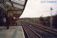 Hellifield looking west from the eastbound platform.<br><br>[Ewan Crawford //]
