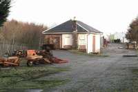 The former goods yard and shed at Loanhead, viewed looking north in December 2004. The old station is behind the camera to the left.<br><br>[John Furnevel 08/12/2004]