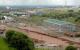 Eastfield looking south after some track was laid and shed framework erected in July 2004.<br><br>[Ewan Crawford 04/07/2004]