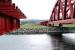 Old (left) and new (right) viaducts at Portrack. The line was re-aligned slightly north of the original and a new viaduct built. The portion of the old viaduct is kept in ornamental gardens.<br><br>[Ewan Crawford //]