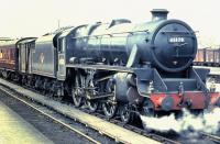 Black 5 4-6-0 45170 of 64C Dalry Road shed about to leave Stirling with a train for Edinburgh Princes Street in 1960. <br><br>[Colin Miller //1960]