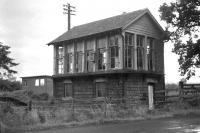 Signal box at Kippen circa 1962.<br><br>[Colin Miller //1962]