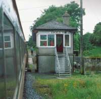 The box at Enfield, County Meath, on the Dublin - Sligo line in 1993.<br><br>[Bill Roberton //1993]