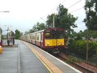314 212 bound for Newton stops at Langside on 9 August 2008.<br><br>[David Panton 09/08/2008]