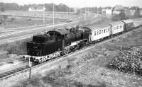 24083 returning with a train to Gutersloh Nord on 15 October 1977 along a private line, the Teutoburgher Wald.<br><br>[Peter Todd 15/10/1977]