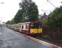 314 216 on the Inner Cathcart Circle route calls at Shawlands on 20 August 2008<br><br>[David Panton 20/08/2008]