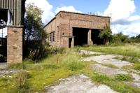 The old locomotive shed at Comrie Colliery on 4 September 2008. Little else remains of the former colliery itself or the adjacent Rexco smokeless fuel plant, both of which were officially closed in 1986. <br><br>[Bill Roberton 04/09/2008]