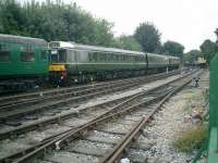 Class 117 DMMU at Alresford Station on the LSWR Watercress Line in September 2008.<br><br>[Alistair MacKenzie 18/09/2008]