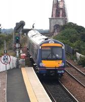 ScotRail 170461 takes a Fife Circle service away from North Queensferry towards The Forth Bridge on 8 September 2008. Subsequently used as the front cover of the October 2008 issue of <I>Modern Railways</I> magazine.<br><br>[John Furnevel 08/09/2008]