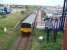 Squires Gate, serving Blackpool Airport and the nearby Starr Gate tram terminus, opened in 1931. It was something of an eyesore for many years but has now been tidied up. View towards St. Annes as 150133 departs towards Blackpool South. <br><br>[Mark Bartlett 13/08/2008]