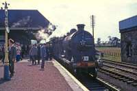Glen Douglas at Leuchars Junction with RCTS Fife Coast Tour from Glasgow St Enoch.<br><br>[G W Robin 28/08/1965]