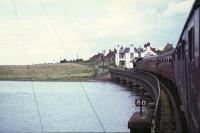 64569 takes a train over the River Eden estuary at Guard Bridge in August 1965 on its way from Leuchars Junction to St Andrews.<br><br>[G W Robin 28/08/1965]