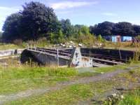 The turntable at Ferryhill shed, photographed on 5 November 2008.<br><br>[John Crouch 05/11/2008]