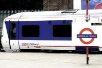 A Chiltern Railways Marylebone - Aylesbury service stands at Harrow-on-the-Hill in July 2005.<br><br>[John Furnevel 23/07/2005]