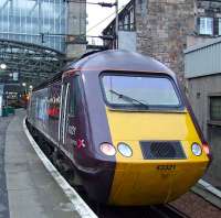 43321 at the head of the 0900 CrossCountry service to Plymouth waiting to leave platform 1 of Glasgow Central on 14 November 2008.<br><br>[Graham Morgan 14/11/2008]