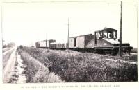 Electric freight train around Toledo and near to Sylvania, Ohio alongside the highway to Michigan. Photo by Stephen Graham c. 1912. Thanks to Dale Berry of www.michiganrailroads.com for additional info.<br>
<br>
 <br>
<br>
<br><br>[Alistair MacKenzie //1912]