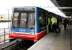 British Transport Police officers board a Docklands Light Railway service at Canning Town on 22 July 2005. This was part of a public reassurance exercise following the abortive bombing attempts in London the previous day.<br><br>[John Furnevel 22/07/2005]