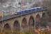 A Newcastle Central - Manchester Airport FTPE service runs south over Durham Viaduct on 8 November 2008.<br><br>[Bill Roberton 08/11/2008]