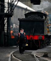 <I>God... I could murder a pint...</I> clocking off the early shift at Grosmont shed in April 2008, with ex-LNER J15 no 65462 standing under the coaling plant.<br>
<br><br>[John Furnevel 03/04/2008]