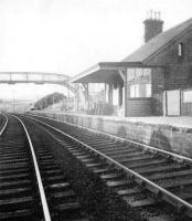 The station at Carronbridge circa 1940.<br><br>[Ian Steele Collection //1940]