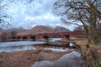 Orchy Viaduct between Dalmally and Lochawe on the West Highland Line.<br>
<br><br>[Norman Bews //]