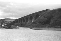 Viaduct west of Cullen on the Moray Coast line on 25 March 1973.<br><br>[John McIntyre 25/03/1973]