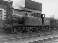 Class N15 no 69196 at 66B Motherwell Shed on 14 April 1963.<br><br>[David Pesterfield 14/04/1963]
