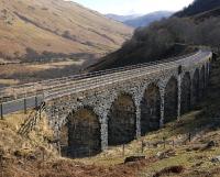 Looking south over the viaduct in Glen Ogle on 23 March 2009.<br><br>[Bill Roberton 23/03/2009]