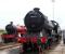 B12 no 61572 stands alongside 5972 <I>Olton Hall</I> at York Railfest in 2004. The B12 is the last surviving inside cylinder 4-4-0, while no 5972 is the locomotive that became closely associated with the <I>Hogwarts Express</I> in the <I>Harry Potter</I> films.. <br><br>[Colin Alexander //2004]