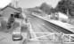 Looking north over the level crossing at Cleghorn station on the WCML towards Glasgow around 1944. The station closed to passengers in January 1965.<br><br>[Ian Steele Collection //1944]
