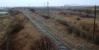 Semaphore signals hang uselessly at the approach to the demolished Blyth West Staithes.<br><br>[Ewan Crawford 20/03/2004]