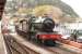 Ex-GWR 4-6-0 no 4936 <I>Kinlet Hall</I> stands at Minehead station on the West Somerset Railway on 25 March.<br><br>[Peter Todd 25/03/2009]