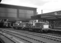 Claytons D8558+D8569 at Carlisle on 4 July 1964 having brought in the 9.50am Edinburgh Waverley - Leeds City.<br><br>[K A Gray 04/07/1964]