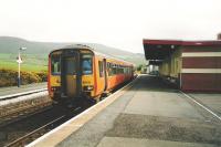 156 513 stands at Girvan in May 1999 with a service for Kilmarnock. <br><br>[David Panton /05/1999]